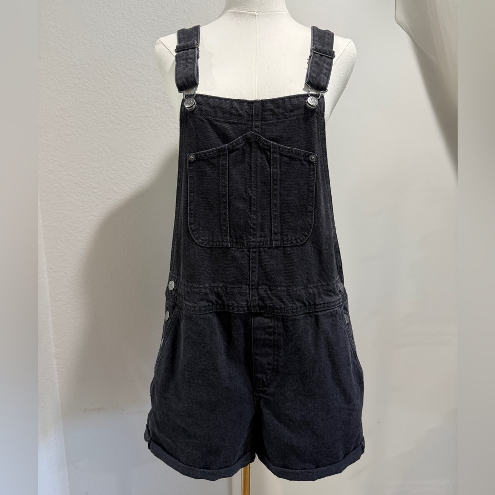 Old Navy Black Denim Overalls for Women